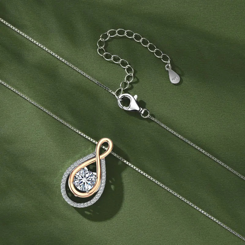 Huge Diamond Shinning Sparkle S925 Sterling Silver Moissanite 3 Carat 9mm Solitaire Pendant Necklace
