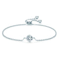 Best Selling Trendy Fashion Women Luxury Fine Jewelry 1ct 1.0ct 1 Carat 6.5mm Moissanite S925 Sterling Silver Bracelets Bangles