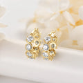 4mm 4.8carat All D Moissanite Diamond Hoop Earrings for Women Engagement Wedding Original 925 Sterling Silver Jewelry